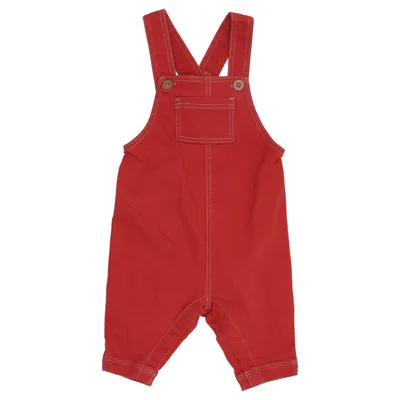 Dungarees (Red) from Petit Bateau Cotton, Elastane