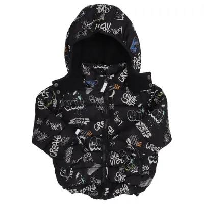 Winterjas (Zwart, Meerkleurig) van Blue Seven