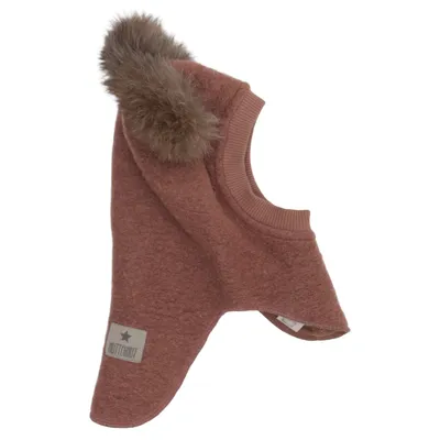 Balaklava (Pink) from Huttelihut Cotton, Polyester, Wool