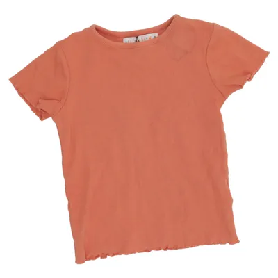 T-shirt (Oranje) van Minimarket Katoen, Elastaan