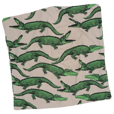 Cushion cover (Beige, Green) from Mini Rodini Elastane, Organic cotton
