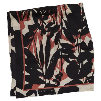 Scarf (Svart, Beige, Brun, Flerfärgad) från Mayerline Silke