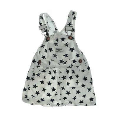 Hängselklänning (Vit, Svart) från OshKosh B'gosh Bomull