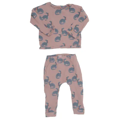 Pajamas (Pink, Multicolored) from Next Cotton, Elastane