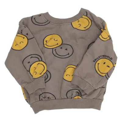 Sweatshirt (Grijs, Geel, Meerkleurig) van Smiley World Katoen