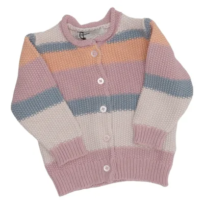 Cardigan (Pink, Blue, White) from MyWear Baby Organic cotton