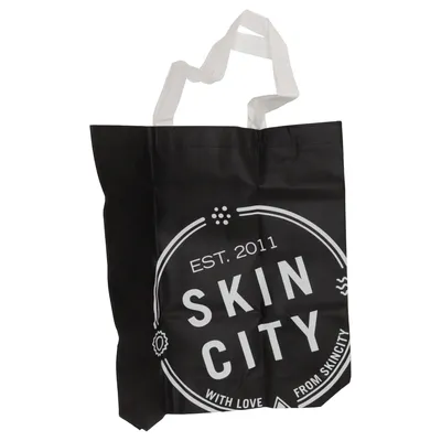 Sac en toile (Noir, Blanc) de With Love From Us