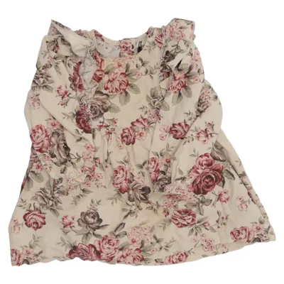 Klänning (Beige, Rosa, Flerfärgad) från Newbie by KappAhl Bomull