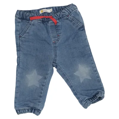 Jean (Bleu) de Baby Boden Coton, Élasthane, Polyester