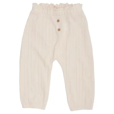 Pantalon (Beige) de Topomini Coton, Élasthane, Polyester