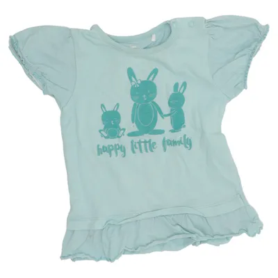 T-shirt (Blauw) van Topomini Katoen