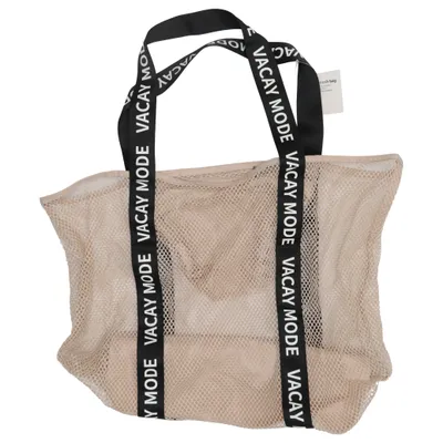 Strandväska (Beige, Svart) från Vacay Mode
