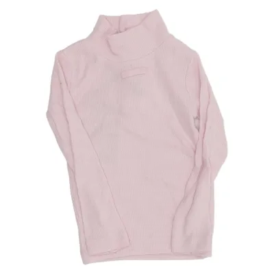 Pul à col roulé (Rose) de Lili Gaufrette Angora, Élasthane, Polyamide, Viscose