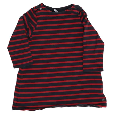 T-shirt à manches longues (Rouge, Bleu) de Petit Bateau Coton