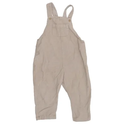 Hängselbyxor (Beige) från Lindex Baby Bomull
