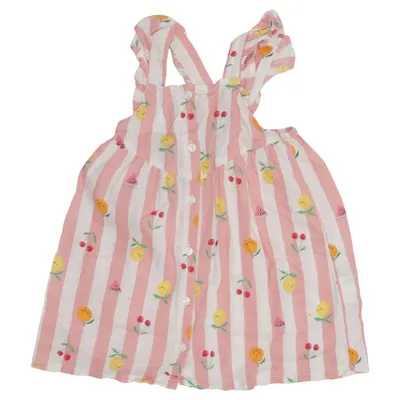 Jurk (Roze, Wit, Meerkleurig) van H&M Katoen