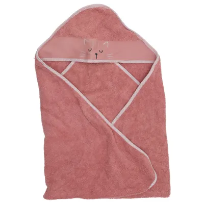 Bath cape (Pink) from Tukan Cotton
