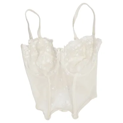 Bustier (Vit) från Panache Bomull, Elastan, Polyamid, Viskos