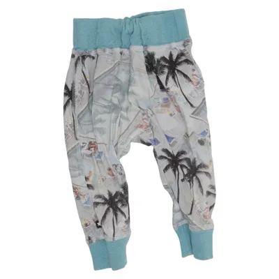Harem pants (Blue, Multicolored) from Molo Cotton, Elastane