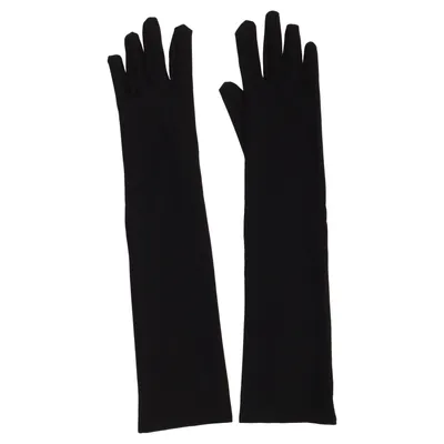 Avondhandschoenen (Zwart) van Rubie's Polyester