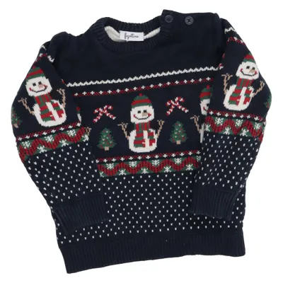 Christmas sweater (Blue, Red, White) from Fagottino Cotton