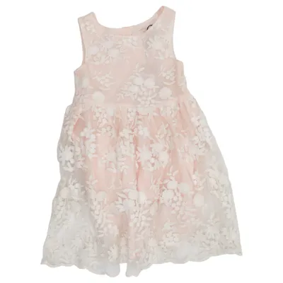 Robe de fille de fleur (Rose, Blanc) de Primark Premium Coton, Polyamide, Polyester