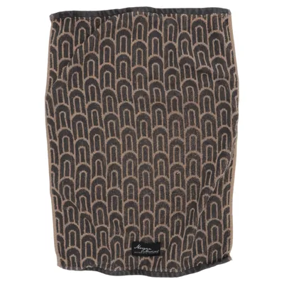 Geschirrhandtuch (Grau, Beige) von Morgan Madison Baumwolle