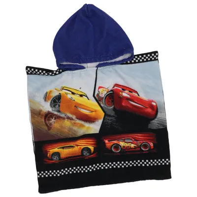 Badponcho (Zwart, Blauw, Meerkleurig) van Disney Polyester