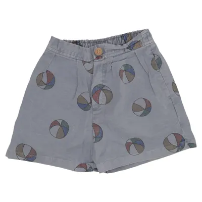 Short (Bleu, Multicolore) de Bobo Choses Coton, Élasthane, Lin