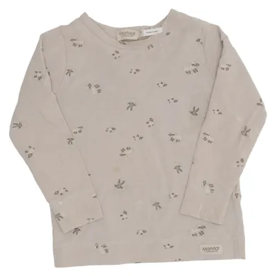 T-shirt à manches longues (Beige) de MarMar Copenhagen Coton, Élasthane, Modal