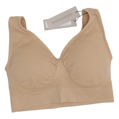 Bralette (Beige) van Creamy Fabrics Elastaan, Polyamide