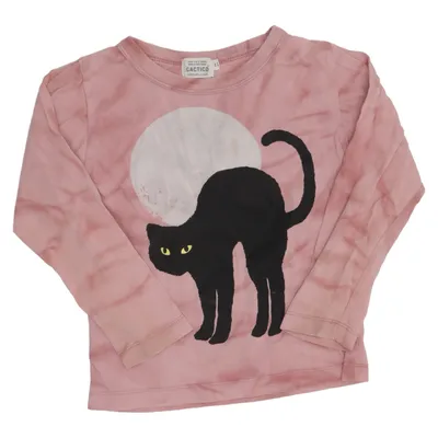 Lange mouwen shirt (Roze, Zwart, Wit) van Cactico