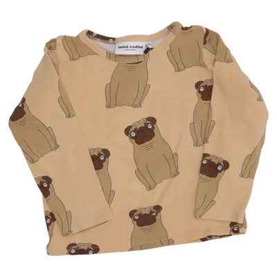Long sleeve T-shirt (Beige) from Mini Rodini Elastane, Organic cotton
