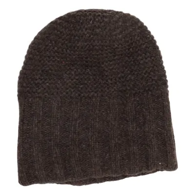 Beanie (Brown) from Inverni Alpaca wool, Polyamide