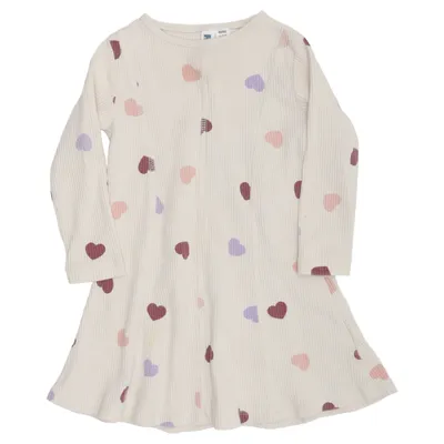 Kjole (Beige, Flerfarvet) fra Rikiki Bomuld, Elastan