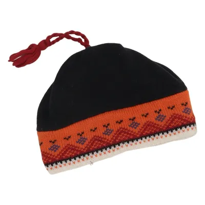 Bobble hat (Black, Multicolored) from F.LLI Campagnolo Acrylic, Polyester, Wool