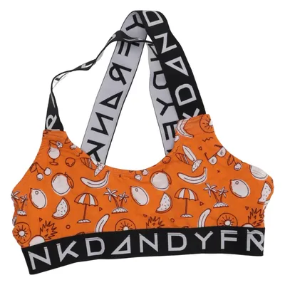 Sport-BH (Orange, Svart, Vit) från Frank Dandy Elastan, Lyocell