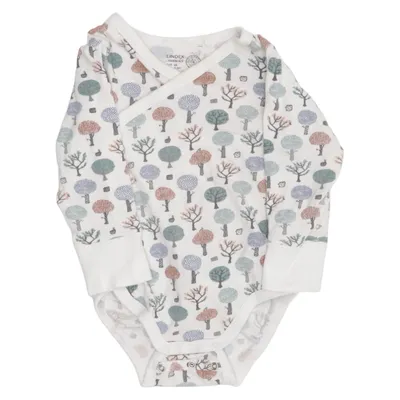 Body (Vit, Flerfärgad) från Lindex Newborn Bomull, Elastan
