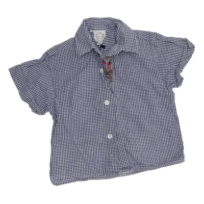 Kortärmad skjorta (Blå, Vit) från St. Peter Trachten Bomull