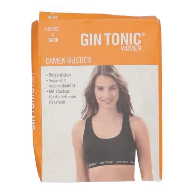 Sports bra (Black) from Gin Tonic Cotton, Elastane