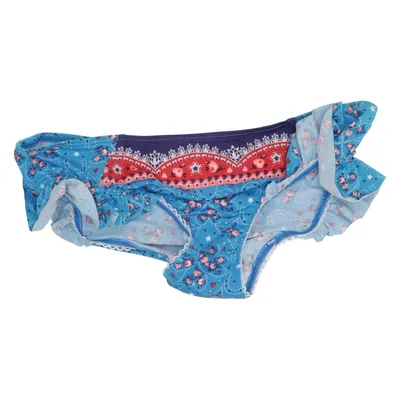 Bikiniunderdel (Blå, Flerfärgad) från Floozie Elastan, Polyamid, Polyester