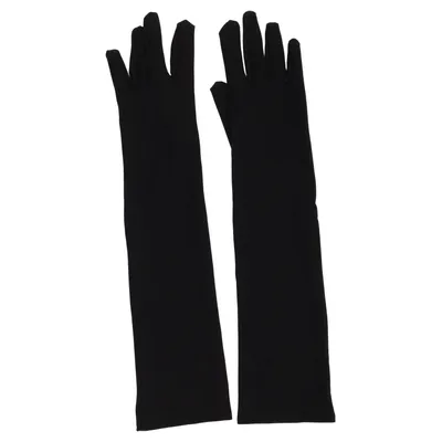 Gants d'opéra (Noir) de Rubies Polyester