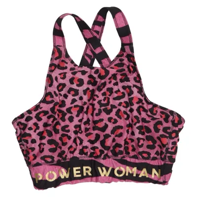 Sport-BH (Rosa, Svart) från Power Woman Elastan, Polyester