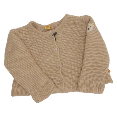 Cardigan (Beige) de Steiff Angora, Cachemire, Polyamide, Viscose, Laine