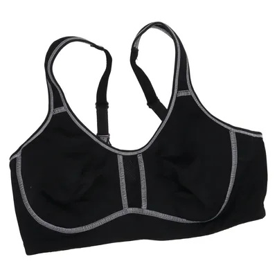 Sport-bh (Zwart) van Viania Elastaan, Polyamide, Polyester