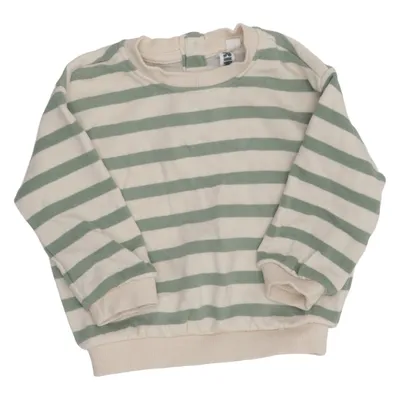 Sweatshirt (Vert, Blanc) de Rikiki Coton, Polyester
