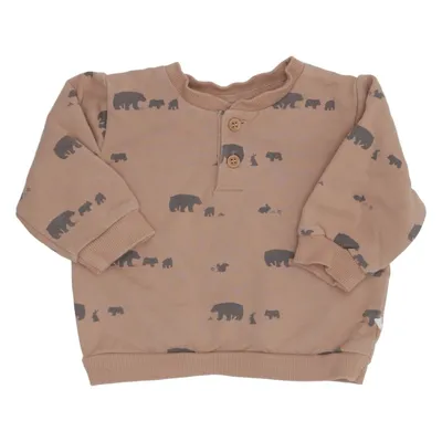 Sweatshirt (Marron) de Feetje Élasthane, Coton biologique