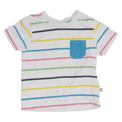 T-shirt (Blanc, Multicolore) de Liegelind Coton, Élasthane