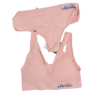 Sports bra (Pink) from Ellesse Elastane, Polyamide