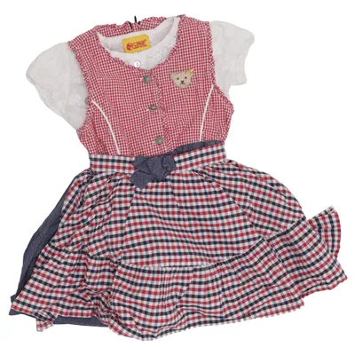 Dirndl (Rouge, Blanc, Bleu) de Steiff Coton